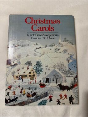 Christmas Carols - Simple Piano Arrangements (Blue Cover)